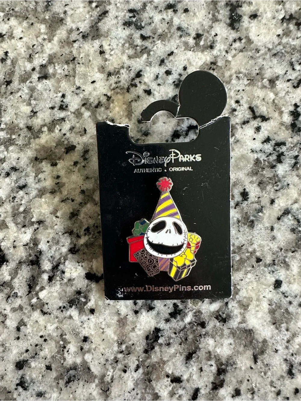 Disney Jack Skellington Party Pin - Black & Multicolor